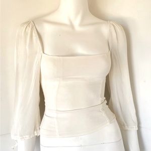 Reformation Bustier shirt